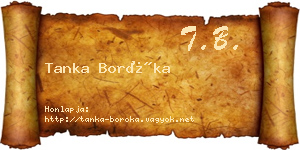 Tanka Boróka névjegykártya